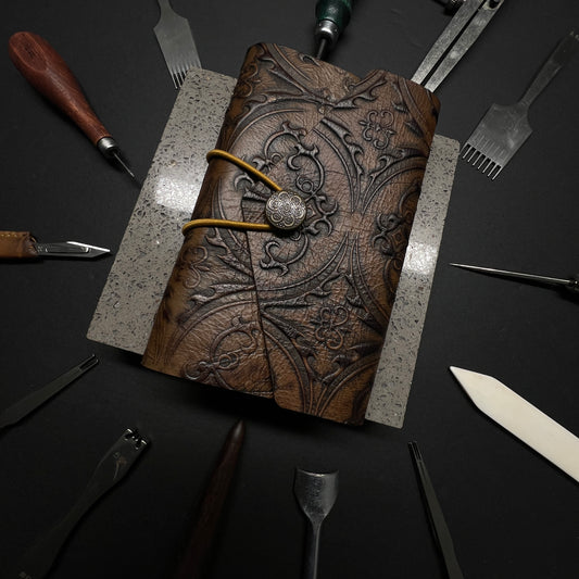 Leather Journal – Pocket Size |EMBOSY